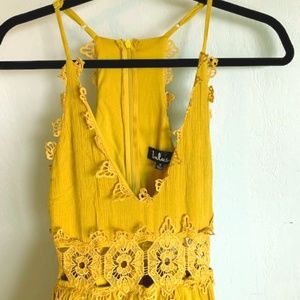 Yellow Lulus summer maxi dress